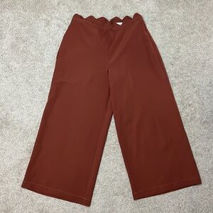 June & Hudson Wide Leg Cropped Culotte Pants Size XS